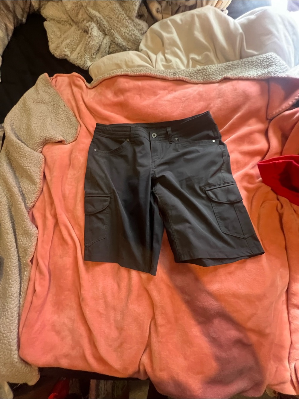 Women’s Black Cargo Shorts - Comfortable Everyday Wear